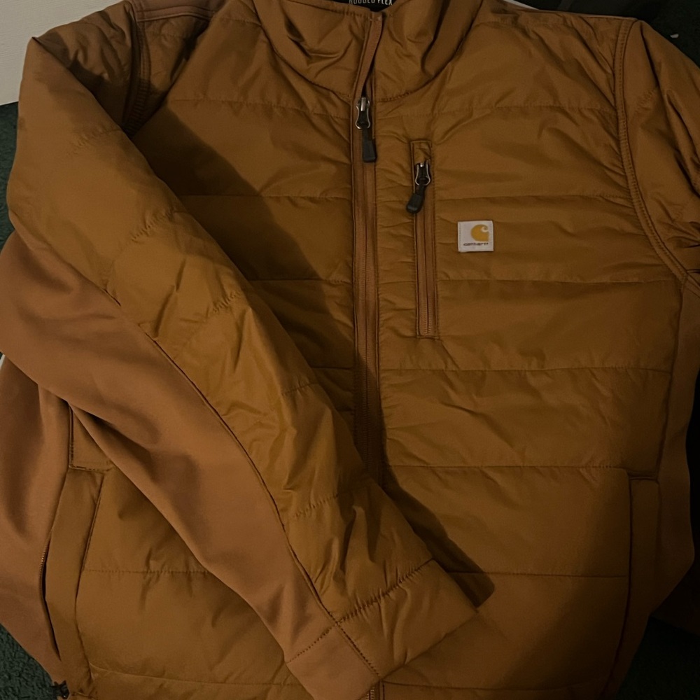 Carhartt Tan Quilted Jacket